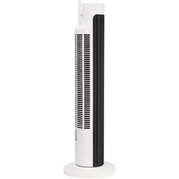 Ventilador De Torre Portátil 77 Cm 45 W Negro Y Blanco Do8126 Domo