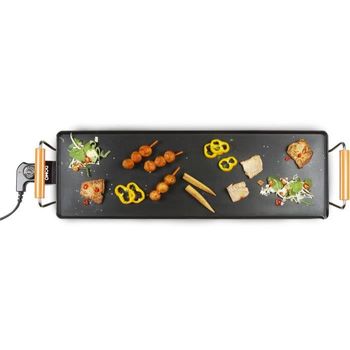 Plancha de asar eléctrica antiadherente de 1500W BN3679 superficie 48x27cm  – Gem Supplies S.L.