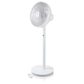 Ventilador De Pie 2 En 1 Con Mando Blanco 45 W Domo