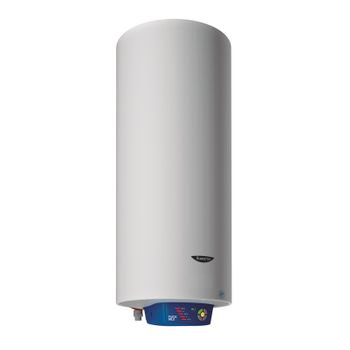 Termo eléctrico con Aerotermia, Ariston, Lydos Hybrid Wifi 80L + Depósito  de Condensados + Soporte de pared Instafix, Clase Energetica A