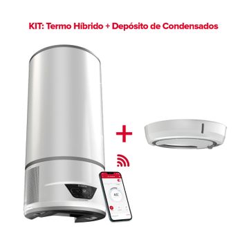 Termo Eléctrico, Ariston, Lydos Hybrid Wifi 80 Litros + Depóstio De Condensados, Vertical, Clase Energetica A