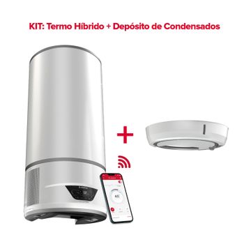 Aerotermia, Ariston, Lydos Hybrid Wifi 80 Litros + Depóstio De Condensados, Vertical, Clase Energetica A