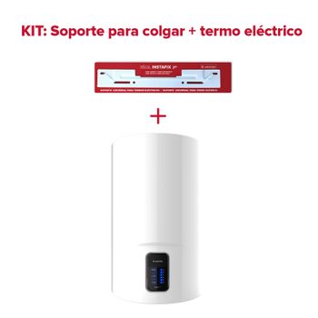 Termo Eléctrico, Ariston, Lydos Wifi 100 Litros + Soporte De Pared Instafix, Clase Energetica B