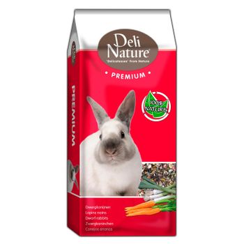 Deli Nature Alimento Premium Para Conejos Enanos, 3 Kg