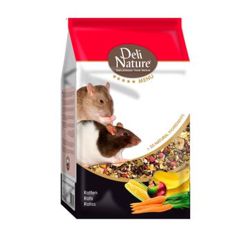 Deli Nature Menú 5* Para Ratas, 750 G