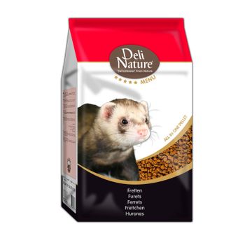 Deli Nature Mixtura Para Hurones, Menú 5*, Delinature, 2,5 Kg