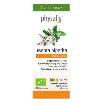 Aceite Esencial De Menta Piperita Bio 10 Ml Physalis
