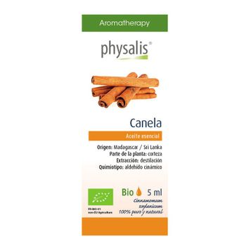 Aceite Esencial De Canela Bio 5 Ml Physalis