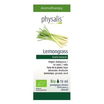 Aceite Esencial De Lemongrass Bio 10ml Physalis