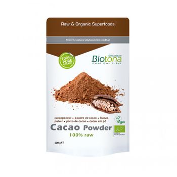 Cacao Powder/cacao En Polvo Superfood Bio 200g Biotona