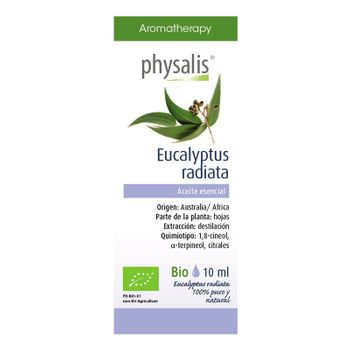 Aceite Esencial De Eucalipto Radiata Bio 10 Ml Physalis