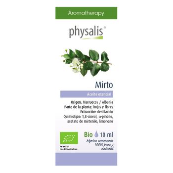 Aceite Esencial De Mirto Bio 10ml Physalis