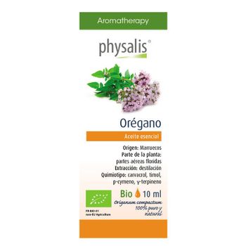 Aceite Esencial De Oregano Bio 10ml Physalis