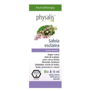 Aceite Esencial De Salvia Esclarea Bio 10ml Physalis