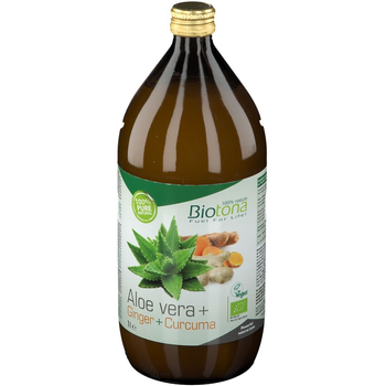 Biotona Jugo Aloe Vera + Jengibre + Curcuma Ecológico 1000 Ml