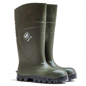 Bota Bekina Steplite X Solidgrip, Agricultura Y Ganadería, Agarre En Mojado / Barro, Verde, Talla 36