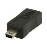 Adaptador Usb 2.0 De Micro Usb B Hembra A Mini Usb De 5 Pines Macho