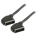 Cable Scart De Scart Macho ? Scart Macho De 10 0 M En Color Negro