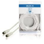 Cable De Antena F R�pido Macho - F R�pido Macho De 10.0 M En Color Blanco