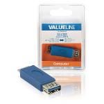 Adaptador Usb 3.0 De Micro Usb B Macho A Usb A Hembra En Color Azul