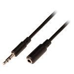 Cable De Extensi�n De Audio Jack Est�reo De 3.5 Mm Macho - 3.5 Mm Hembra De 1.00 M En...