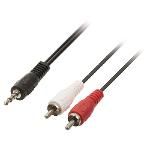 Cable Adaptador De Audio Jack Est�reo De 3.5 Mm Macho - 2 Rca Macho De 10.00 M En Col...