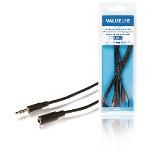 Cable De Extensi�n De Audio Jack Est�reo De 3.5 Mm Macho - 3.5 Mm Hembra De 2.00 M En...