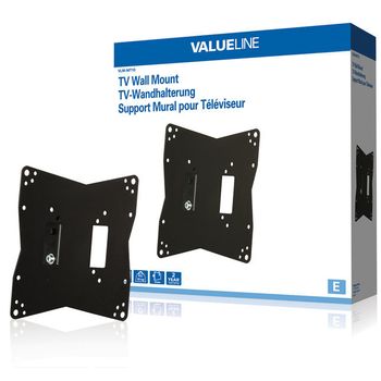 Valueline Soporte De Pared Inclinable Para Tv De 26 - 42"/66 - 107 cm Y De Hasta 35 kg, Con Herramientas De Montaje Incluidas