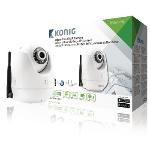 Konig Sas-ipcam110w  Ip  Interior  Dome  Color Blanco  640 X 480 Pixeles  M-jpeg