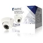 C�mara Domo De Seguridad Con Lente Varifocal Blanca