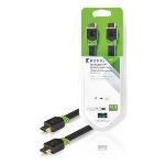 Cable Plano De Alta Velocidad Hdmi Con Conector Ethernet Hdmi A Conector Hdmi De 2 00...