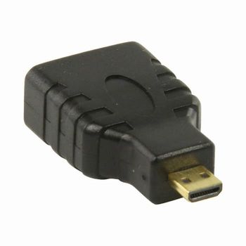 Adaptador Hdmi - Micro Conector Hdmi - Hdmi Hembra - Negro