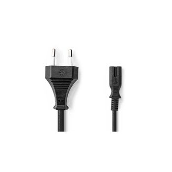 Cable De Alimentación Tipo 8 Iec-320-c7 5 Metros Negro