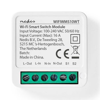 Interruptor Nedis Smartlife Power Switch Wi-fi 3680w