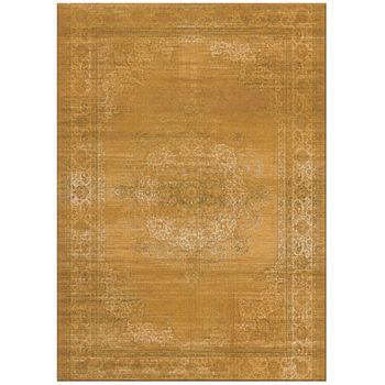 Khayyam Me Dijo - Alfombra De Poliéster Plegable Y Lavable Con Base Antideslizante - Lavar A Máquina A 30° - Ecológica Y Reciclable - Made In Belgium - Ca D Oro - 140x200cm