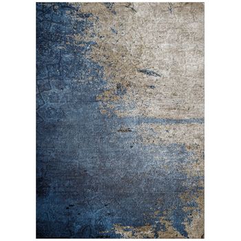 Concurso - Alfombra De Poliéster Plegable Y Lavable Con Base Antideslizante - Lavar A Máquina A 30° - Ecológica Y Reciclable - Made In Belgium - Kaloo Blue - 170x240cm