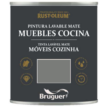 Pintura Muebles Cocina Gris Oscur Mate