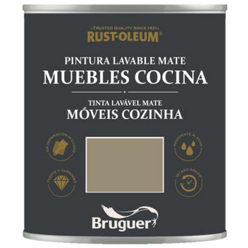 Pintura Muebles Cocina Marron Caf Mate