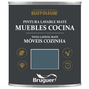 Pintura Muebles Cocina Azul Oceano Mate