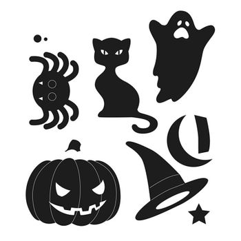 7 Troqueles De Corte Y Estampado - Halloween