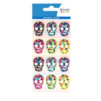 Pegatinas Puffies - Viva La Vida - Calaveras