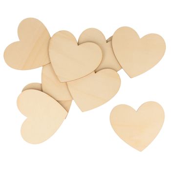 40 Corazones De Madera Para Decorar