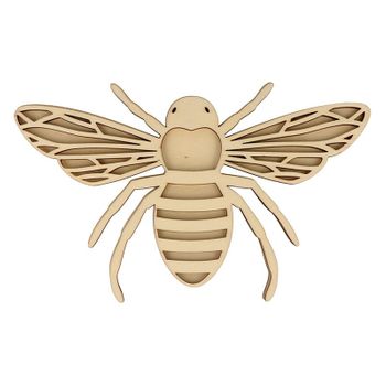 Decoración De Madera Abeja