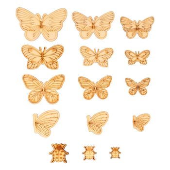 21 Mini Decoraciones De Madera Mariposas