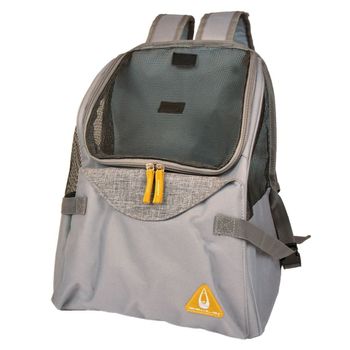 Mochila Para Mascotas Promenade Gris Duvoplus