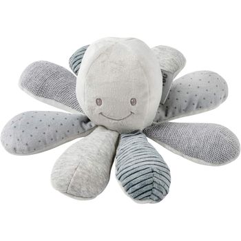 Pulpo Piu-piu Mint Actividades Gris Nattou 20 Cm 879743