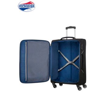 American Tourister Mala/trolley De Viagem Médio 67cm 4 Rodas Spinner Holiday Heat Preto