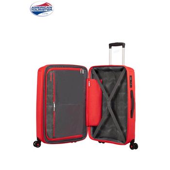 American Tourister Mala/trolley De Viagem Grande 4 Rodas Spinner 77cm Sunside Sunset Red