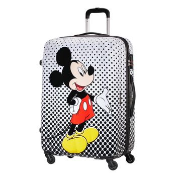 Maleta Grande American Tourister Disney Legends Spinner 75/28 Alfatwist Rígida, 88 L, Mickey Mouse Polka Dot