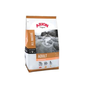 Arion Original Adult Grain Free Salmón Y Patata, 12 Kg